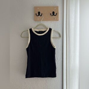 Massimo Dutti contrast tank top